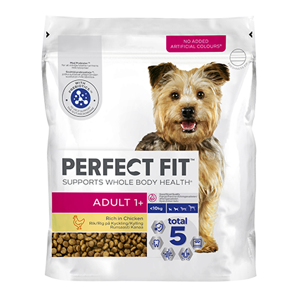 Perfect Fit Dog Adult Chicken <10kg 6x825g